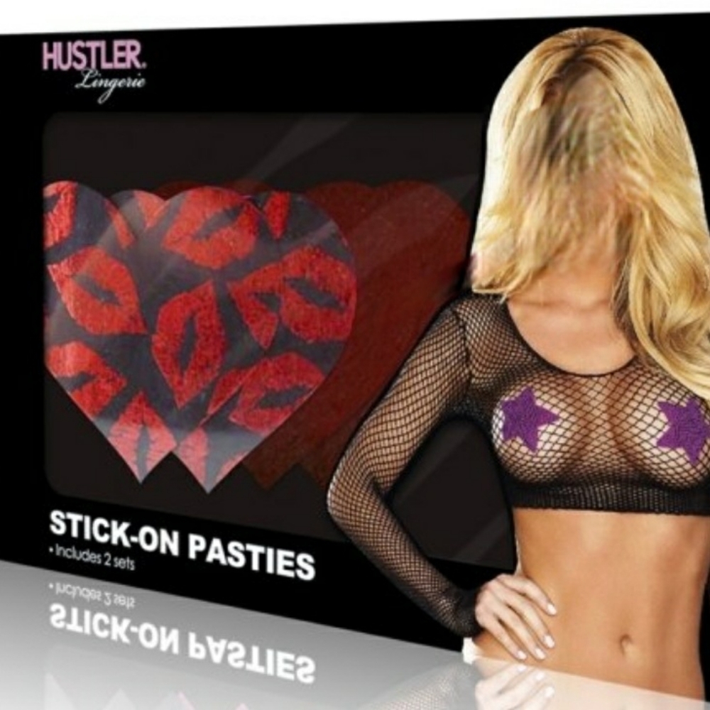 💥4/$25 Lingerie 2 Pack Heart Shape Pasties